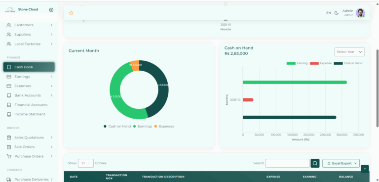 Marble Industry ERP Software Order Management